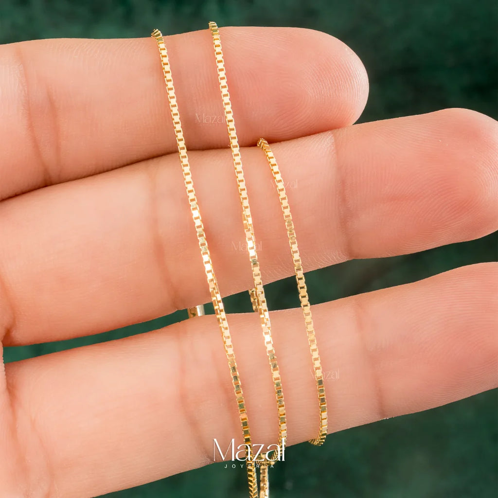 CADENA VENECIANA ORO AMARILLO 18K / 4.10 Gr / 45 Cm