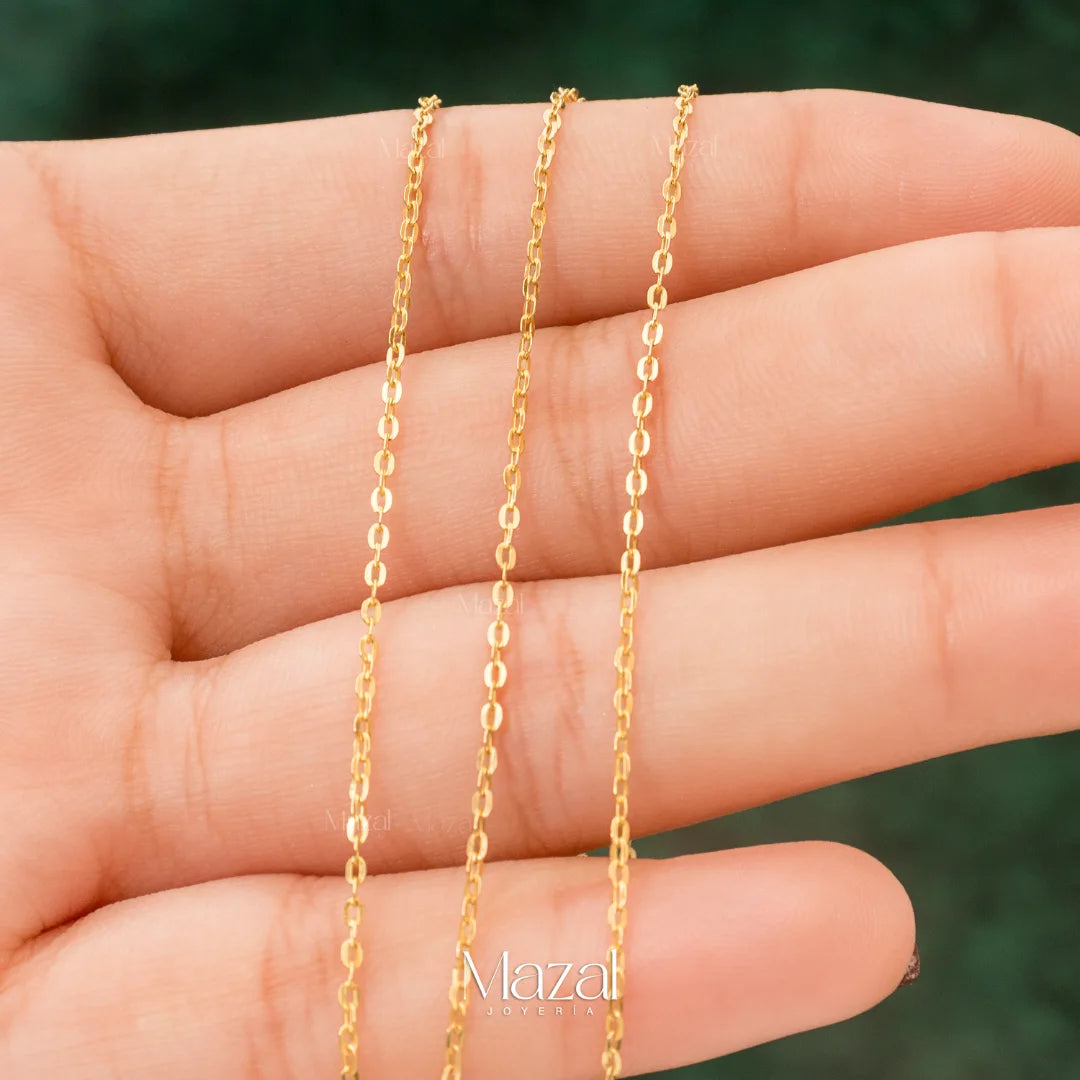 CADENA ROLL ON ORO AMARILLO 18K / 1.15 Gr / 60 Cm