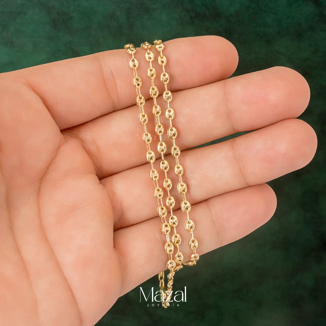 CADENA MINI GC LISA ORO AMARILLO 18K / 7.35 Gr / 60 Cm