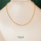 CADENA MINI  GC TRES OROS LISA ORO AMARILLO 18K/ 6.45 Gr / 60 Cm