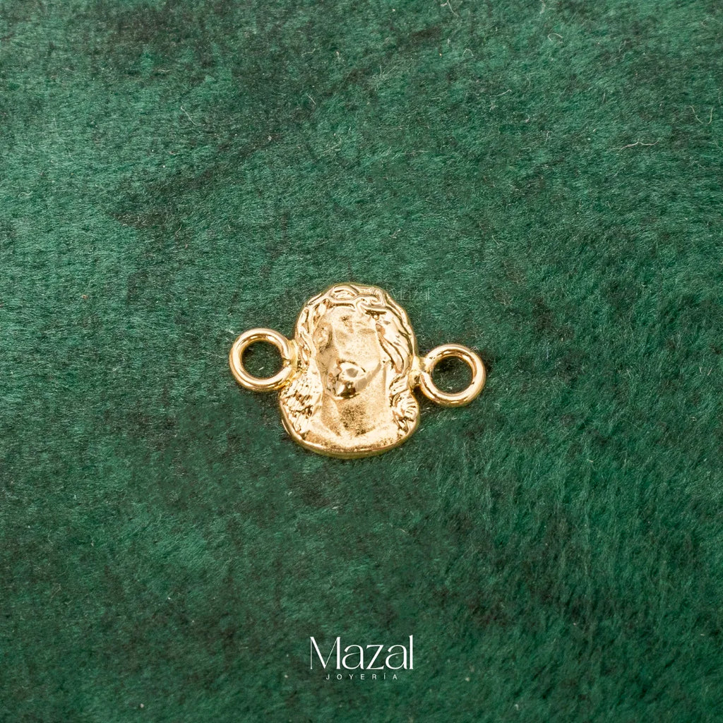 HERRAJE JESUS SILUETA ORO AMARILLO 18K / 0.40 Gr / 0.89 Cm