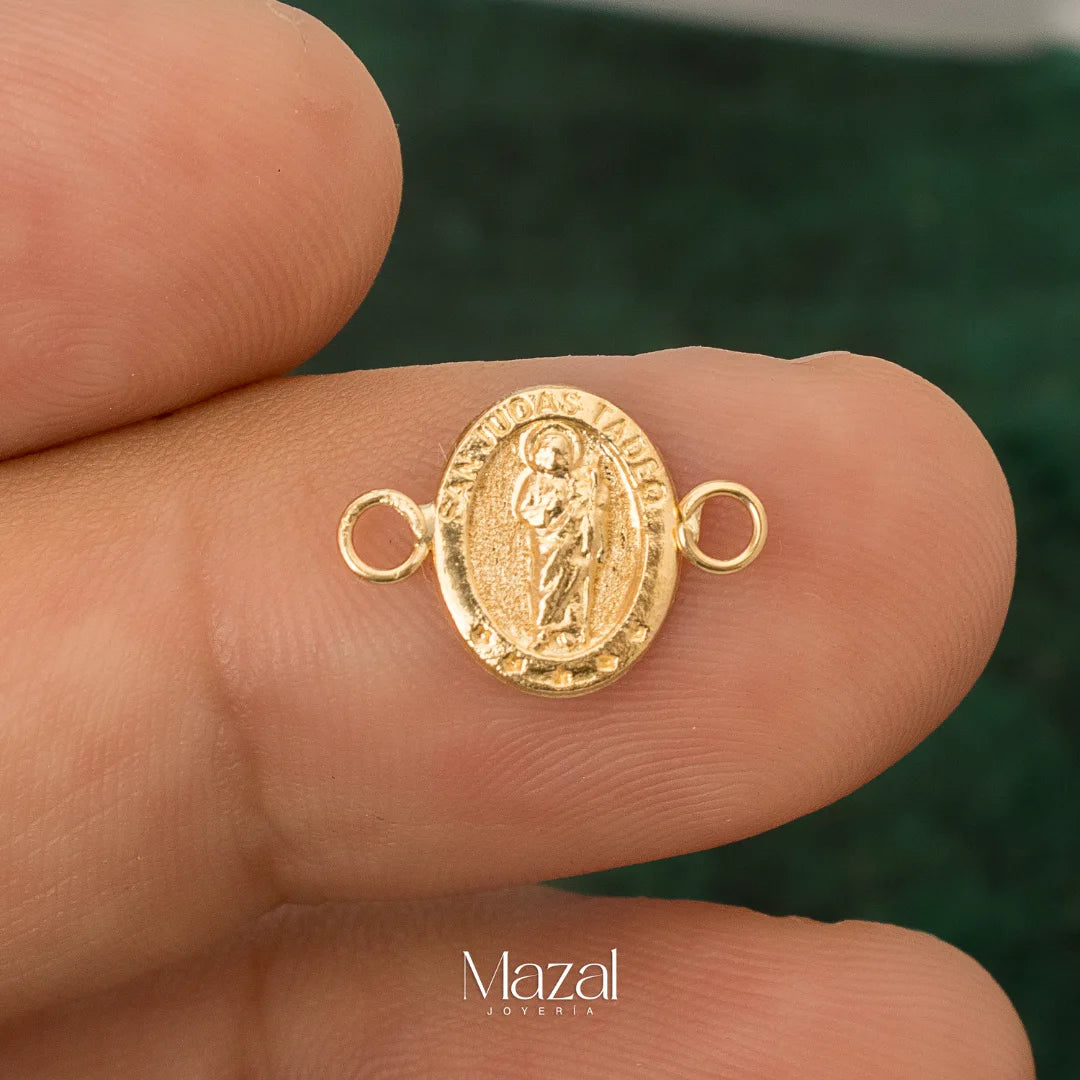 HERRAJE SAN JUDAS TADEO ORO AMARILLO 18K / 0.40 Gr / 1 Cm