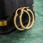 CANDONGAS LINEALES LISAS ORO AMARILLO 18K / 1.80 Gr / 2.18 Cm