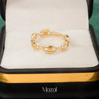 ANILLO GC ORO AMARILLO 18K / TALLA 6 1/2 / 2.35 Gr