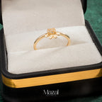 ANILLO HUELLA ORO AMARILLO 18K / TALLA 6 1/2 / 1.45 Gr