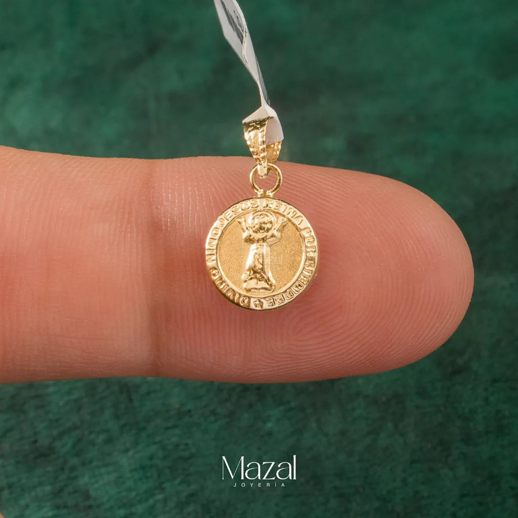DIJE DIVINO NIÑO ORO AMARILLO 18K / 0.55 Gr / 0.80 Cm