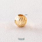 BALIN DIAMANTADO ORO AMARILLO 18K ITALIANO